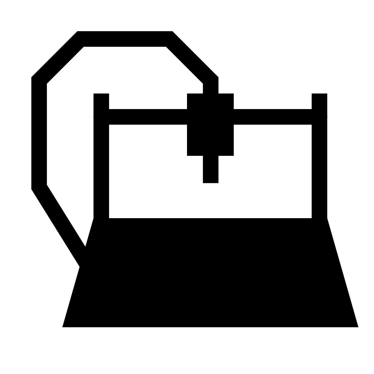 forma light filled sharp style cnc 기계 icon