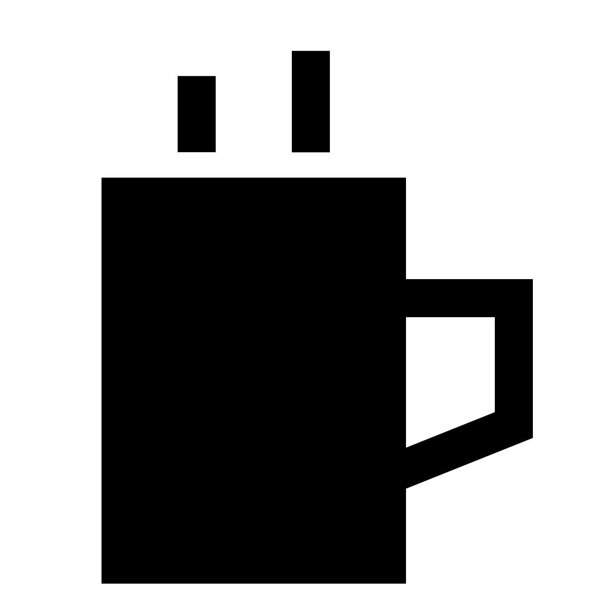 forma light filled sharp style 컵 icon