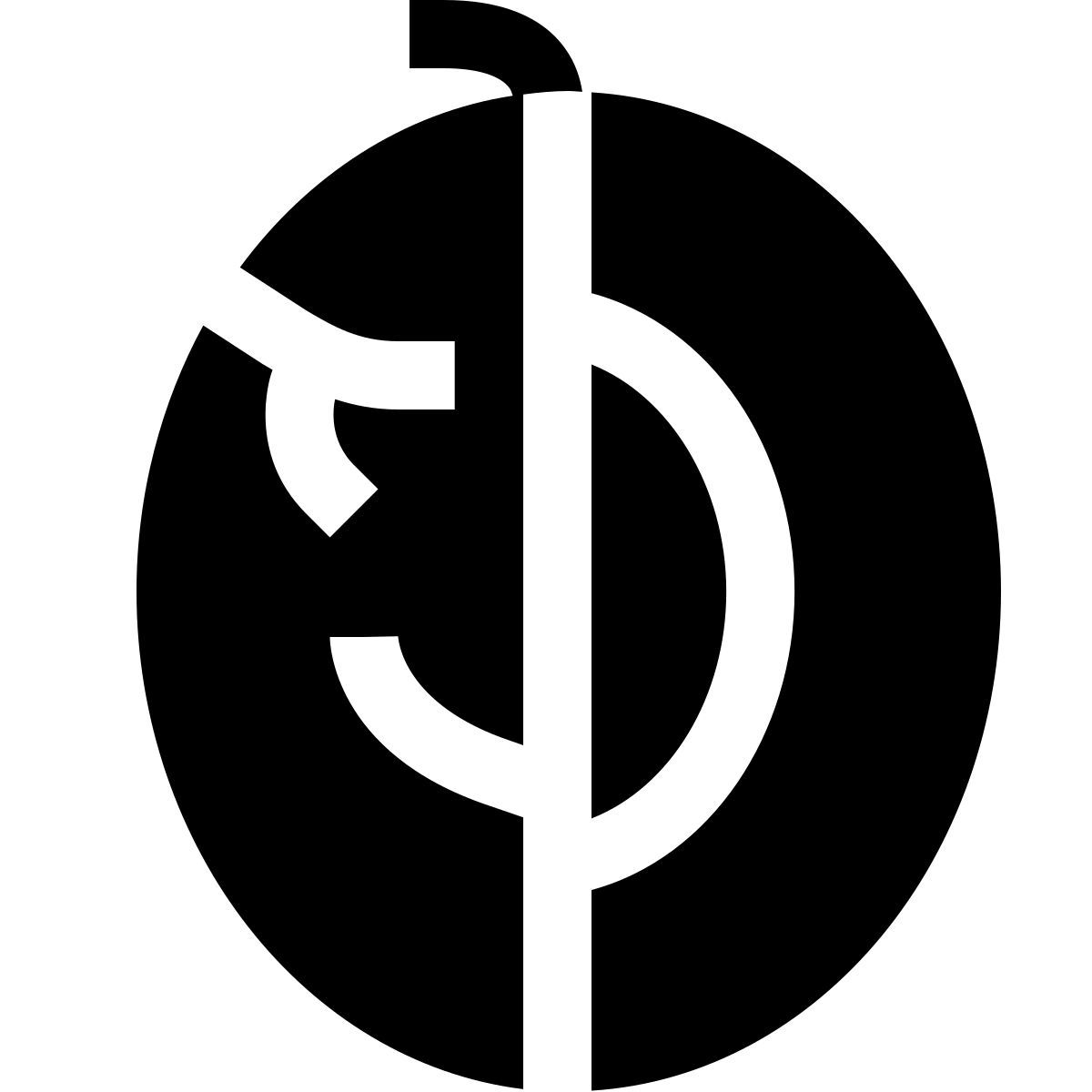 forma light filled sharp style geschnittene melone icon