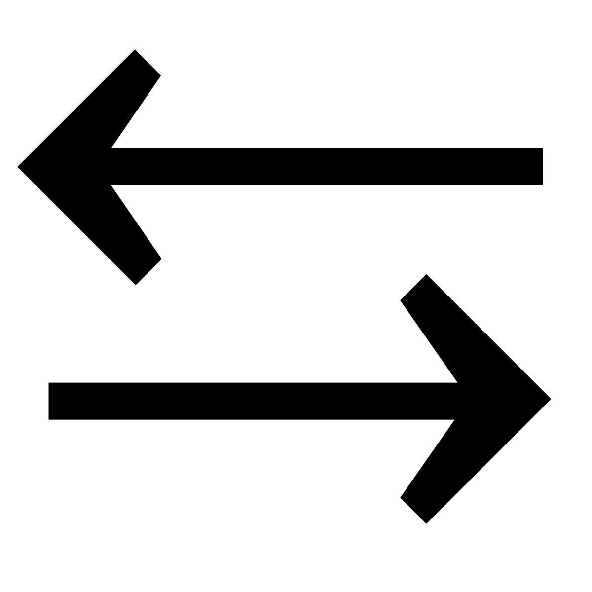 forma light filled sharp style datos en ambas direcciones icon