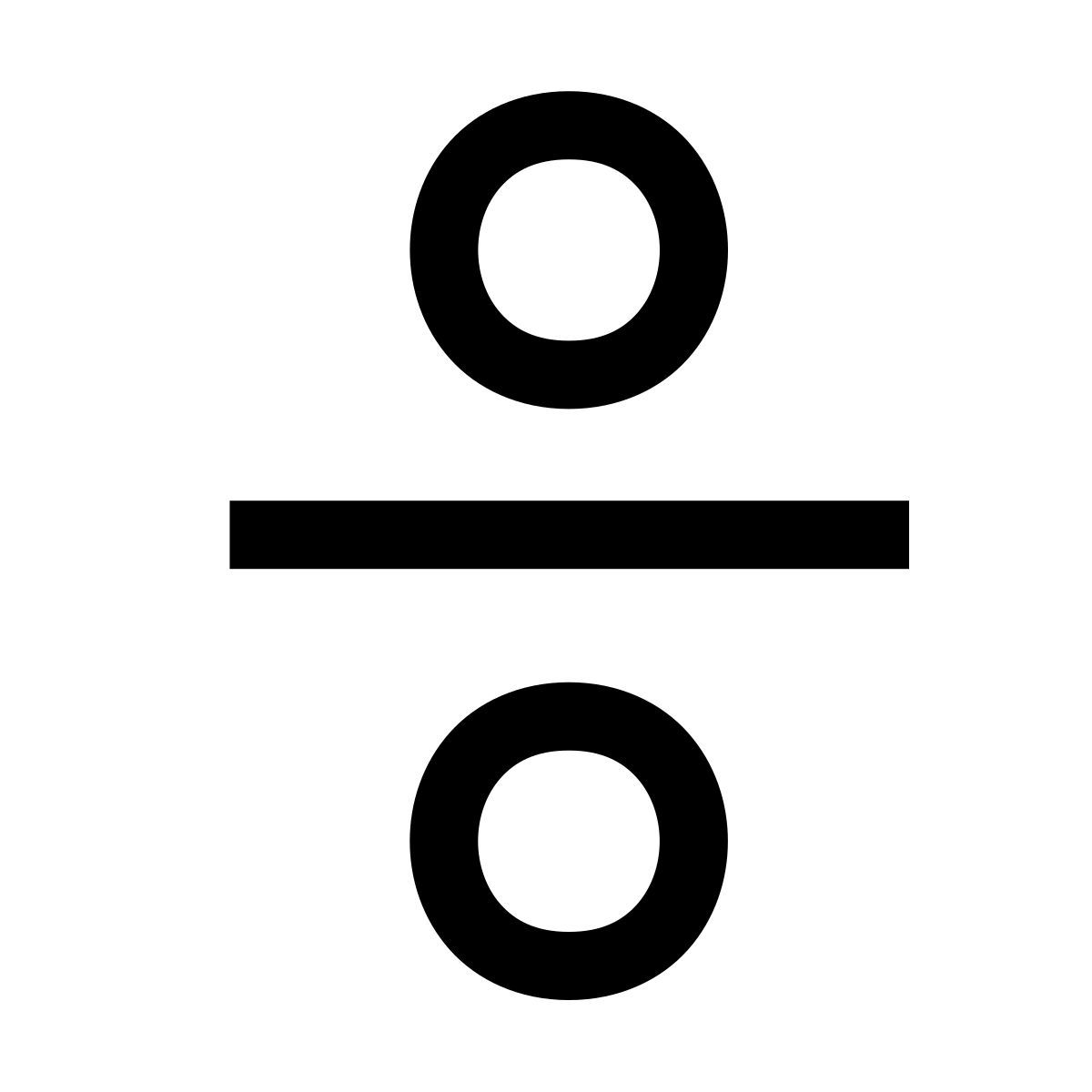 forma light filled sharp style dividir icon