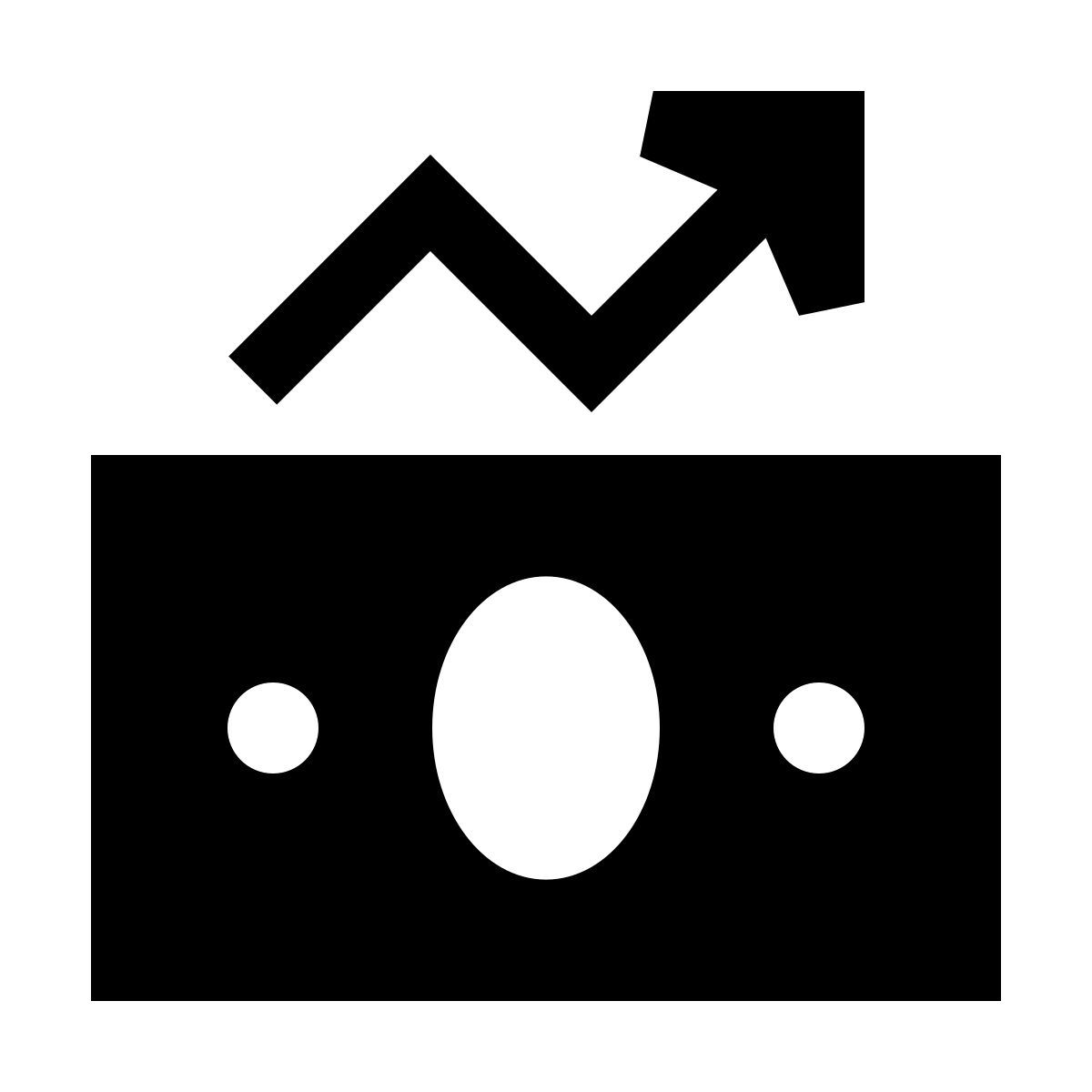 forma light filled sharp style profit icon