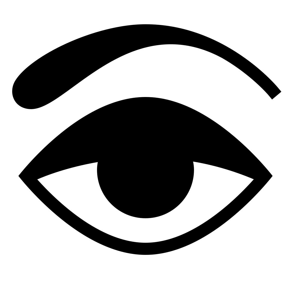 forma light filled sharp style sopracciglio icon