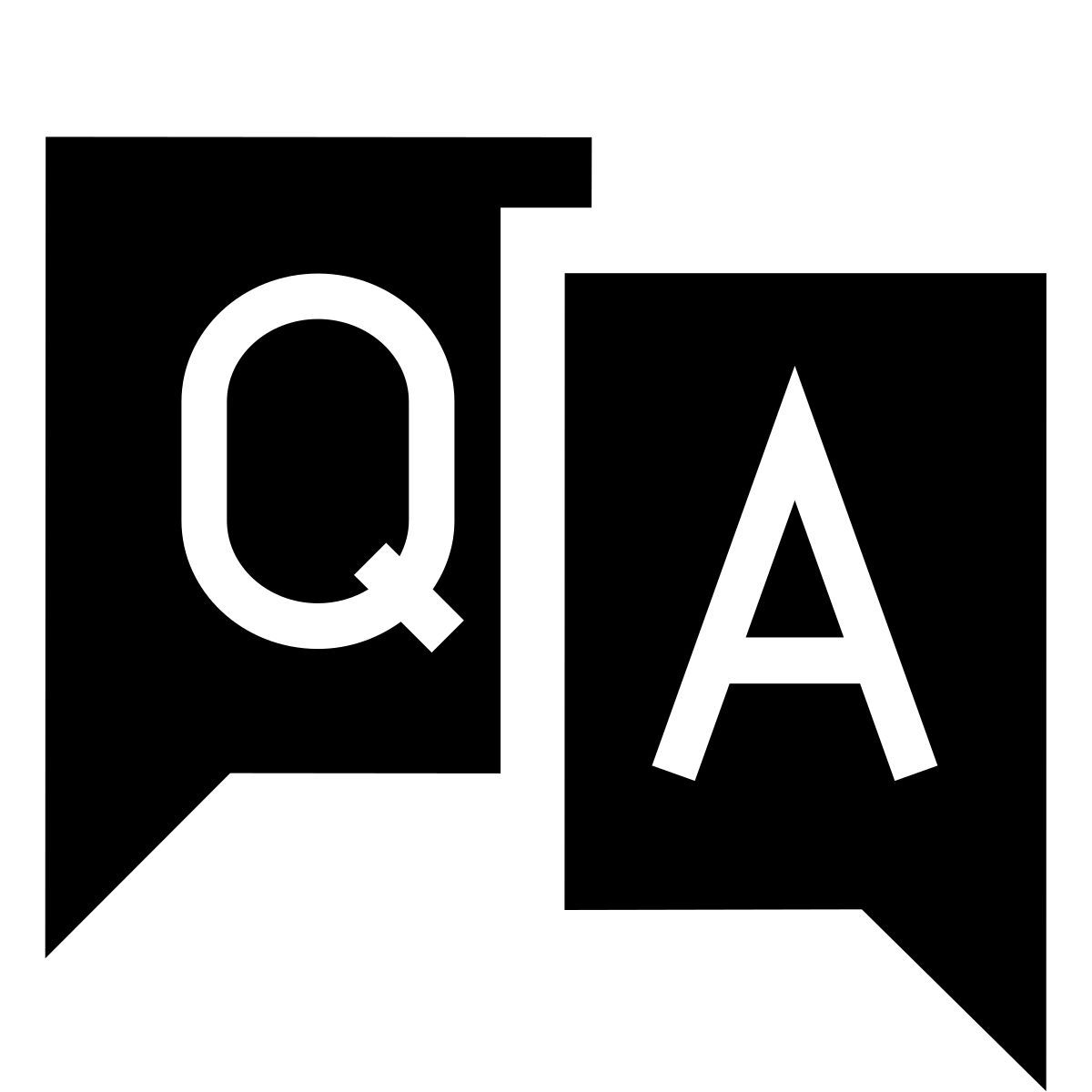 forma light filled sharp style faq icon