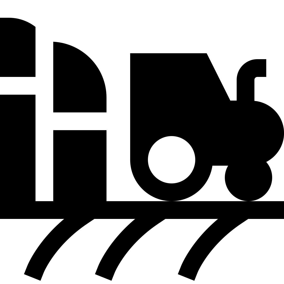 forma light filled sharp style 田野和拖拉机 icon