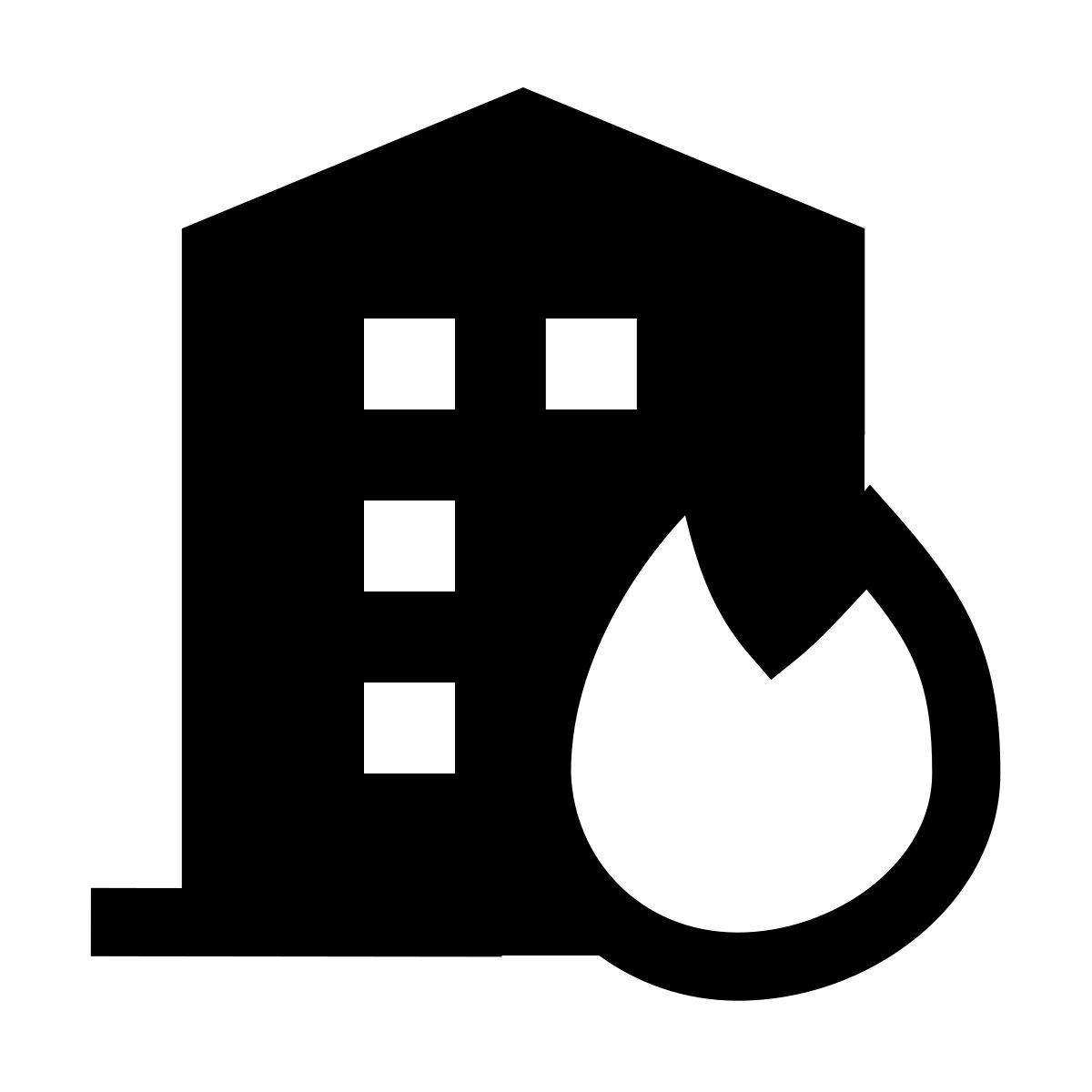 forma light filled sharp style incendios icon