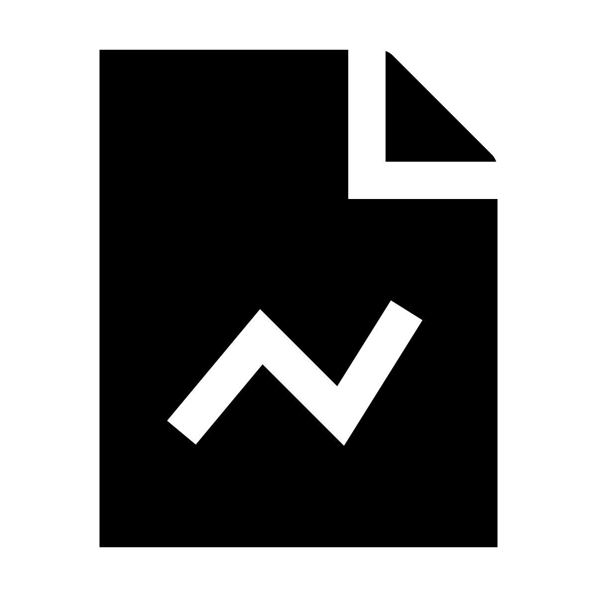 forma light filled sharp style 그래프 보고서 icon