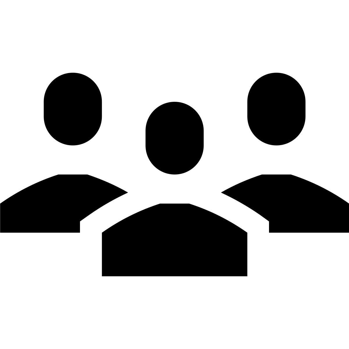 forma light filled sharp style groupe d&#39;utilisateurs icon