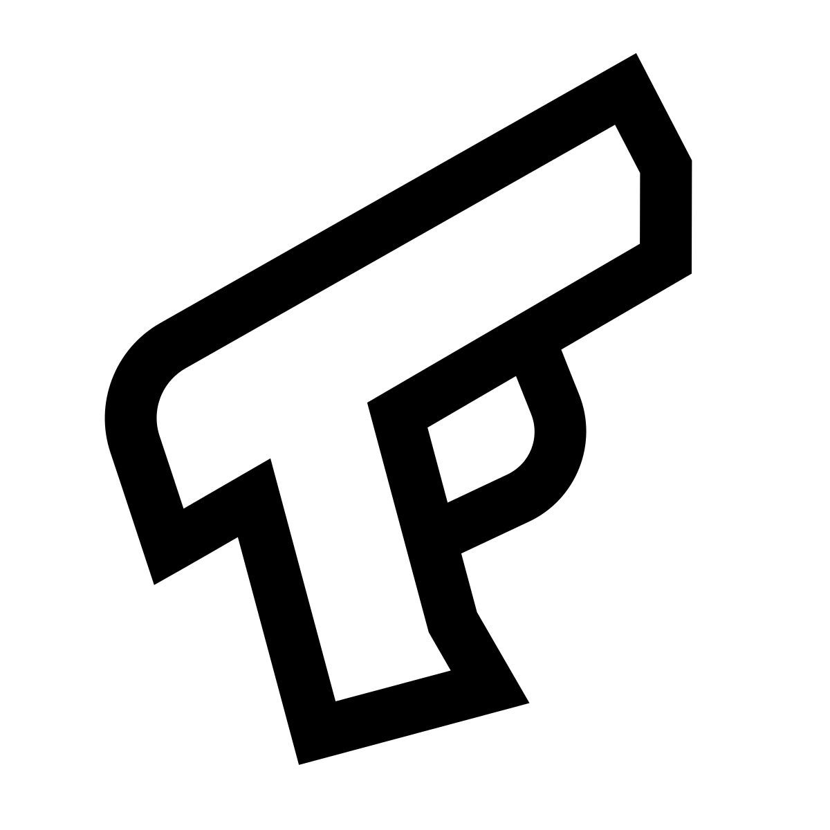 forma light filled sharp style pistola icon