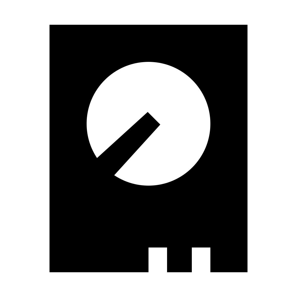 forma light filled sharp style hdd icon