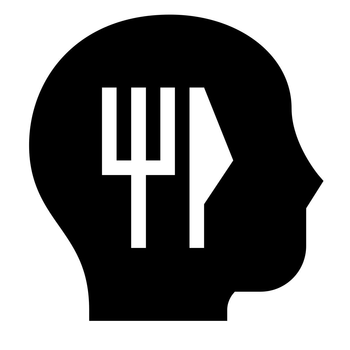 forma light filled sharp style affamé icon