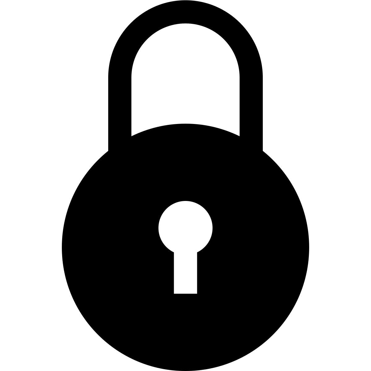 forma light filled sharp style candado 2 icon