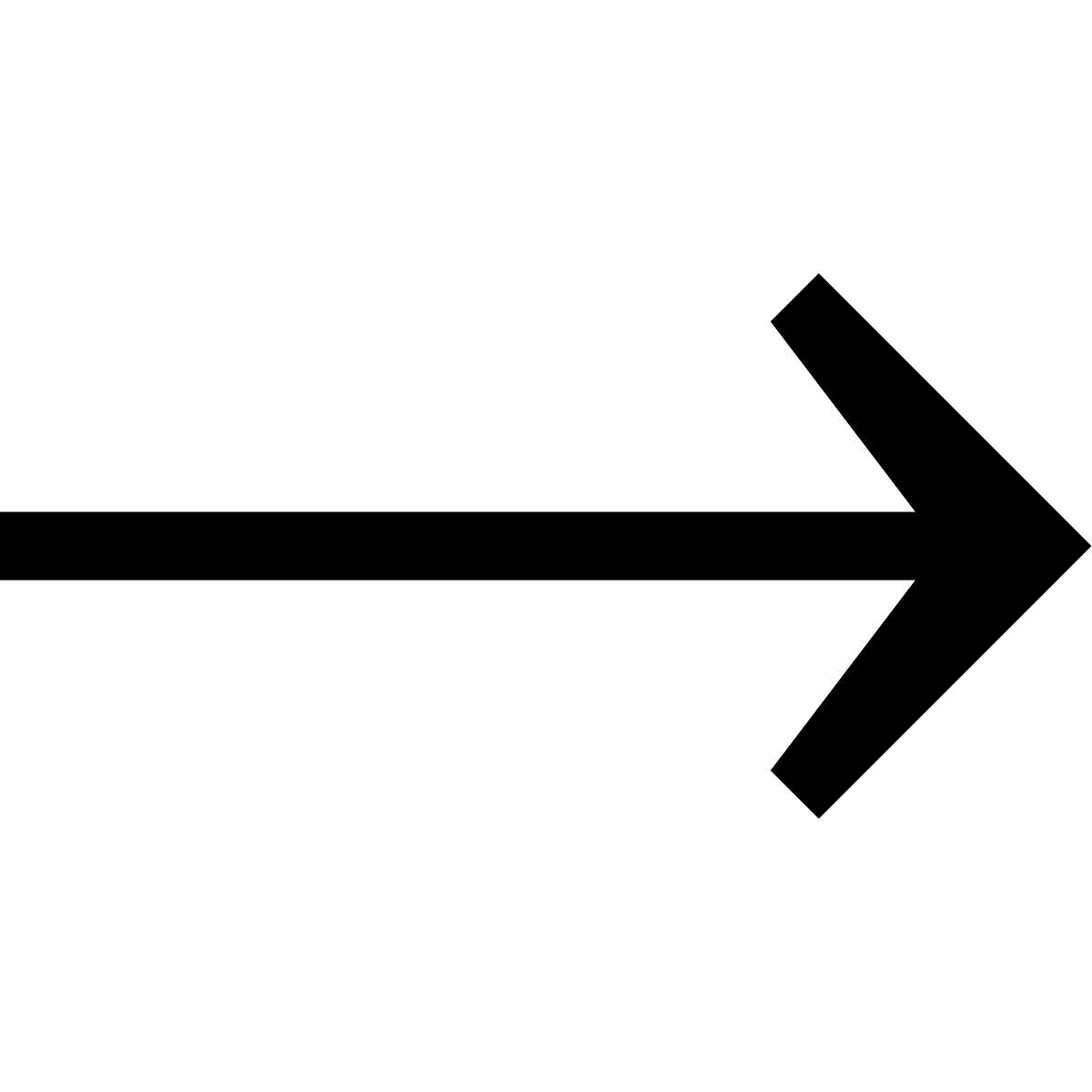 forma light filled sharp style right arrow icon