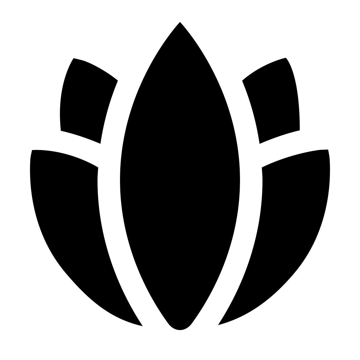 forma light filled sharp style lotus icon