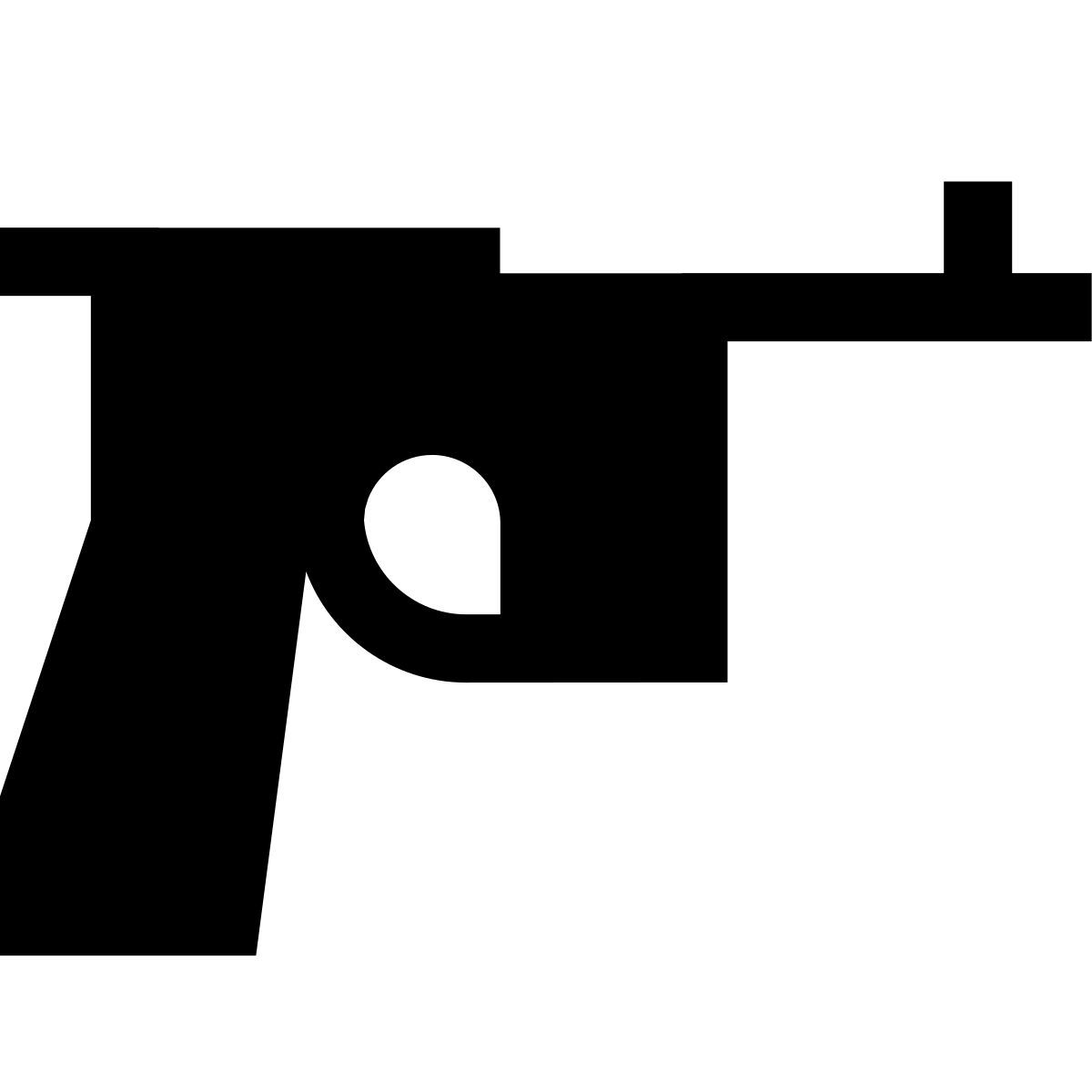 forma light filled sharp style pistola mauser icon