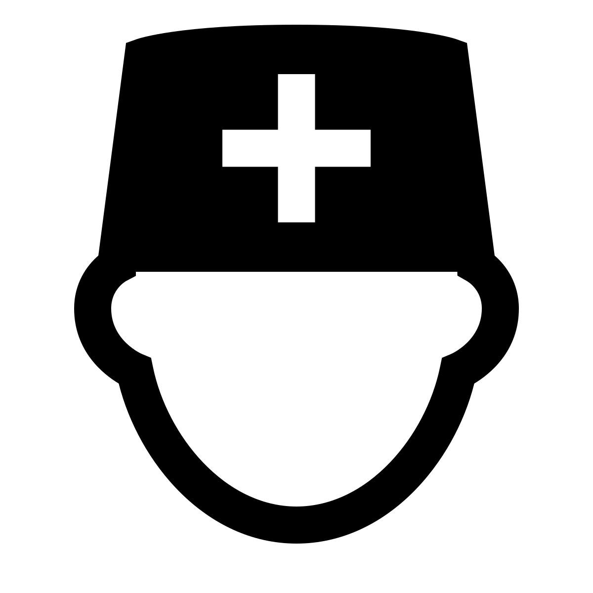 forma light filled sharp style medical doctor icon