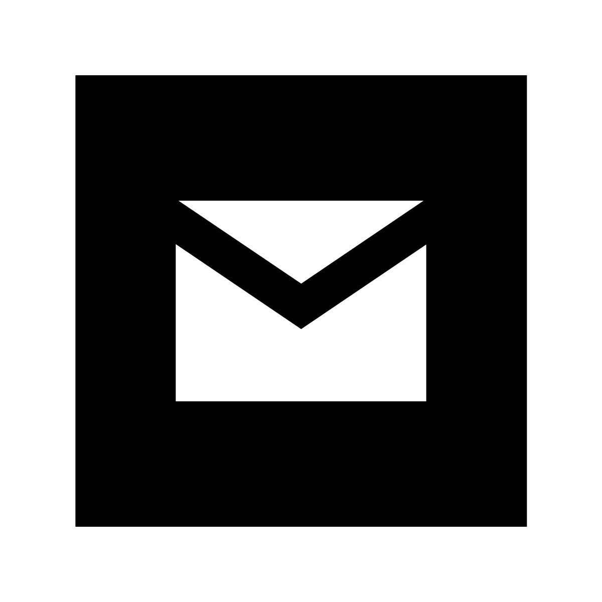 forma light filled sharp style messaggio squadrato icon