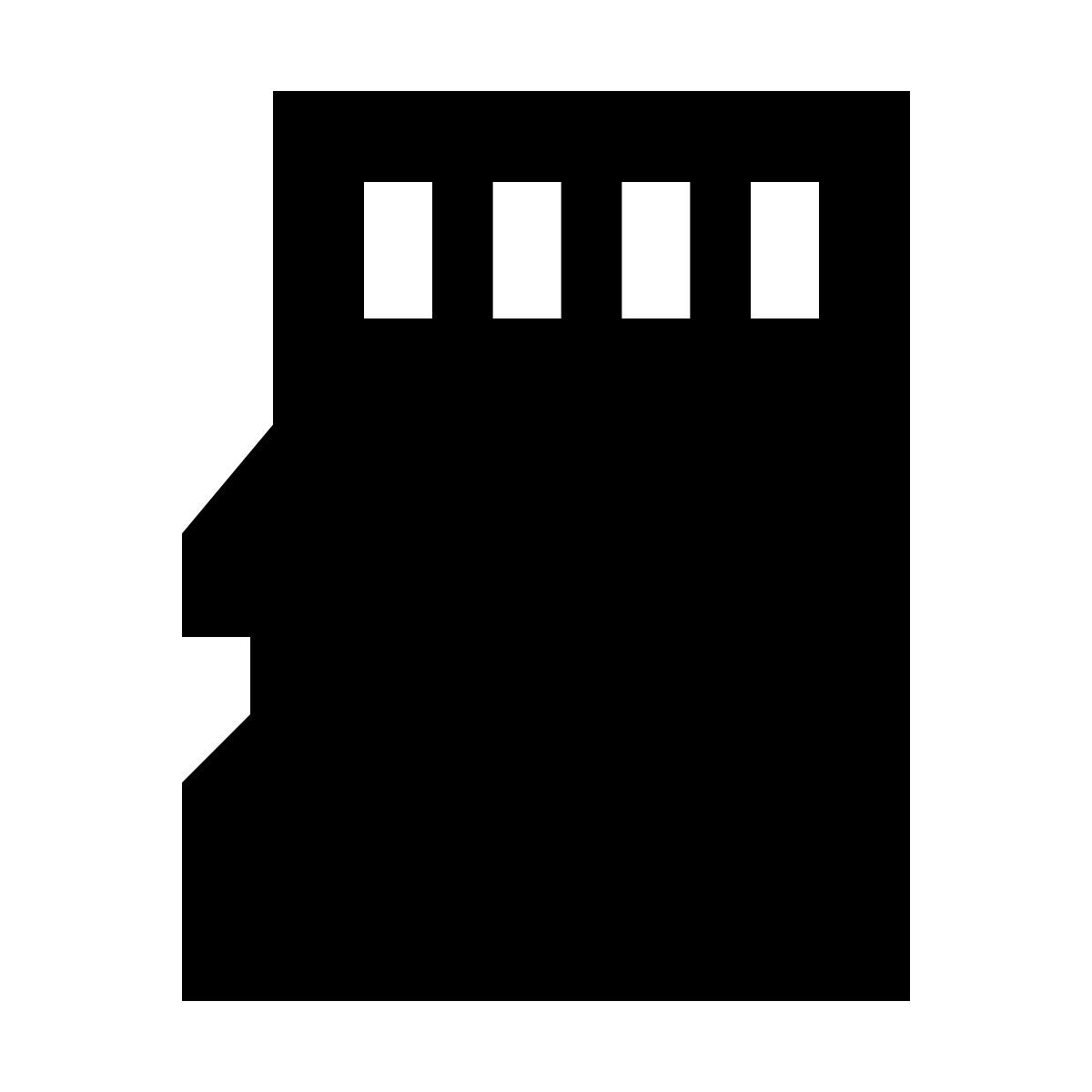 forma light filled sharp style micro sd icon