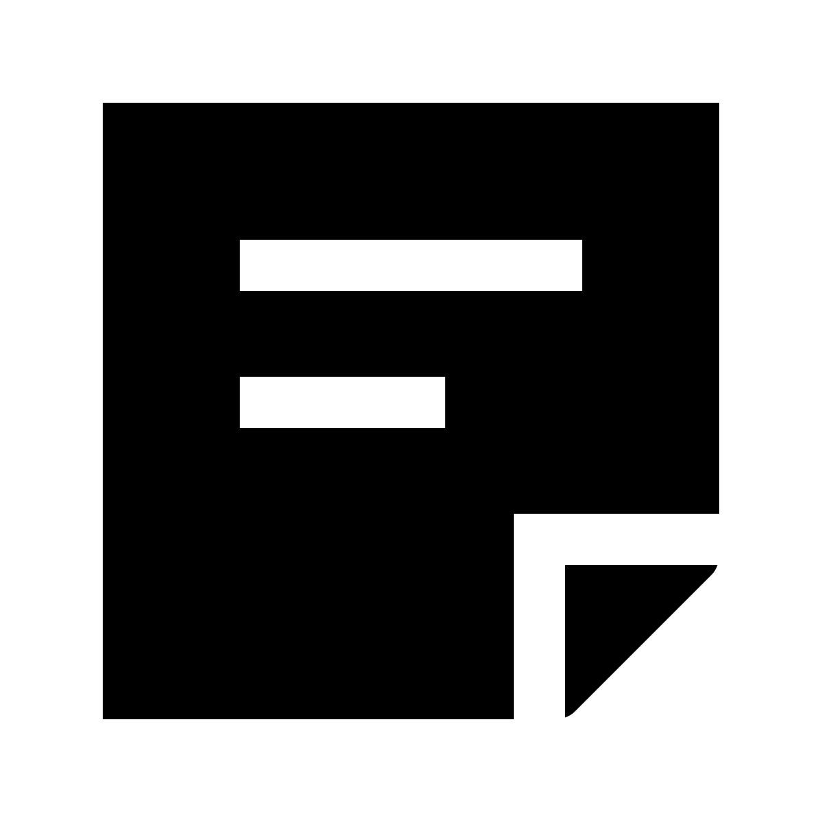 forma light filled sharp style nota icon