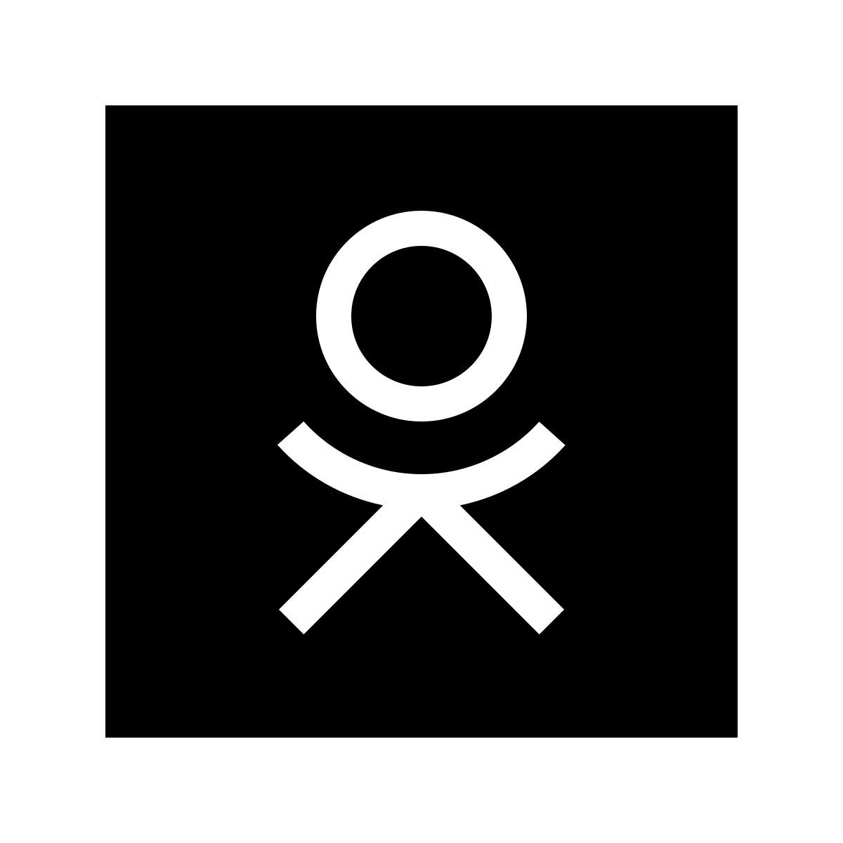 forma light filled sharp style odnoklassniki icon