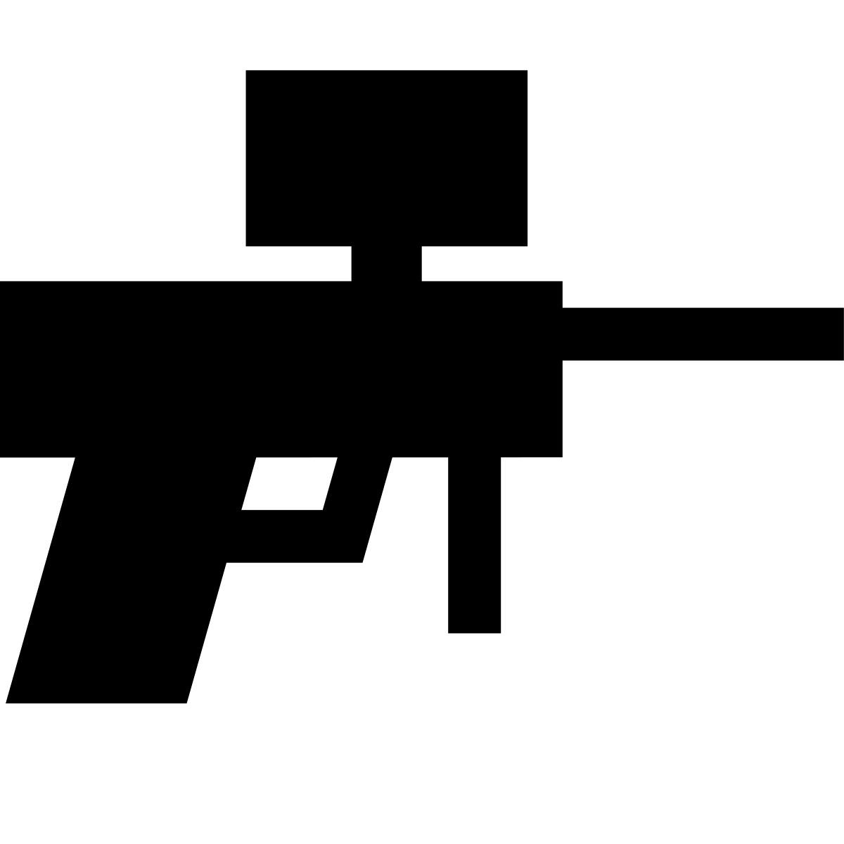 forma light filled sharp style fucile da paintball icon