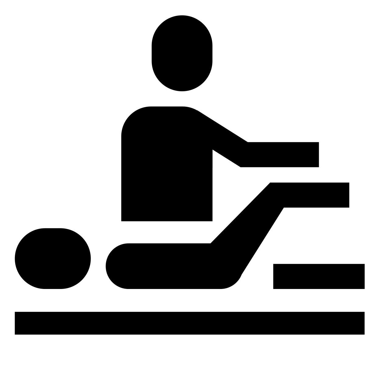 forma light filled sharp style physical therapy icon