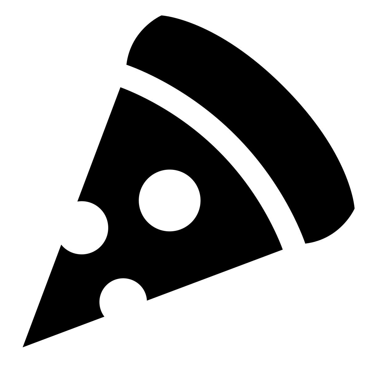 forma light filled sharp style pizza icon