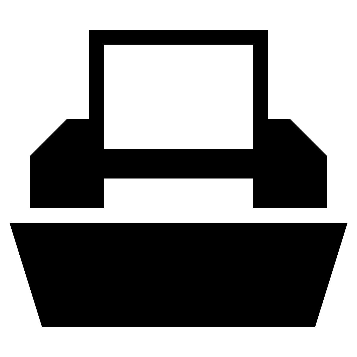 forma light filled sharp style printer icon