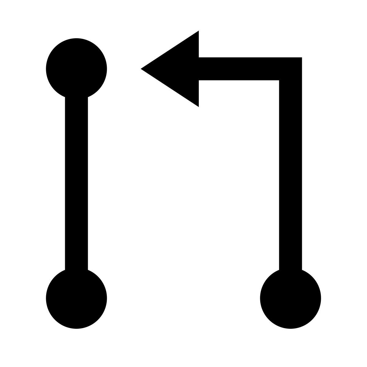 forma light filled sharp style pull request icon