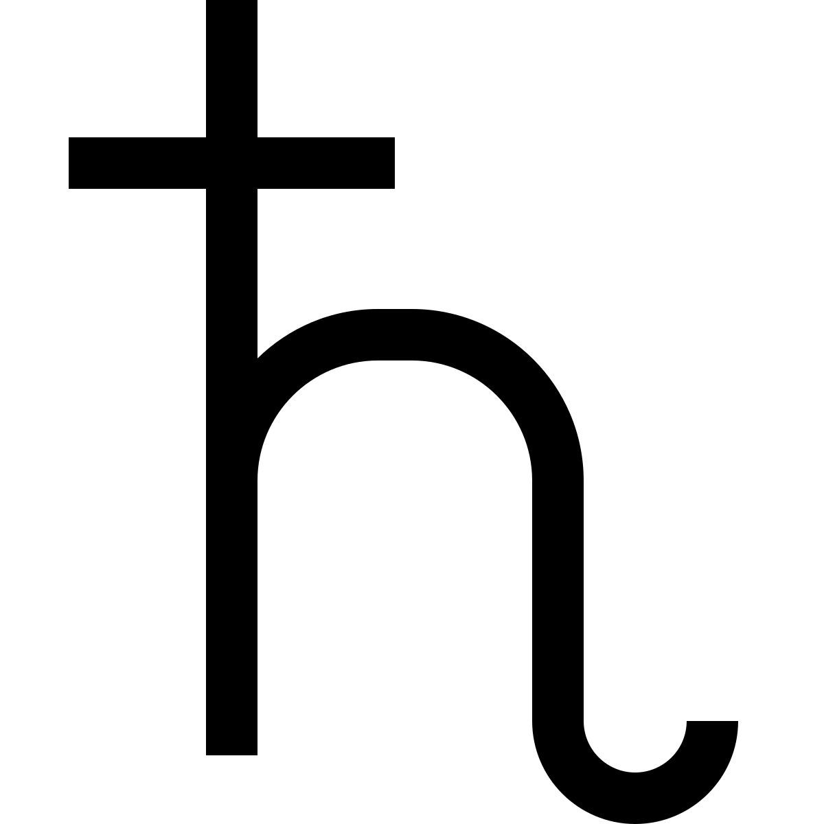 forma light filled sharp style saturn symbol icon