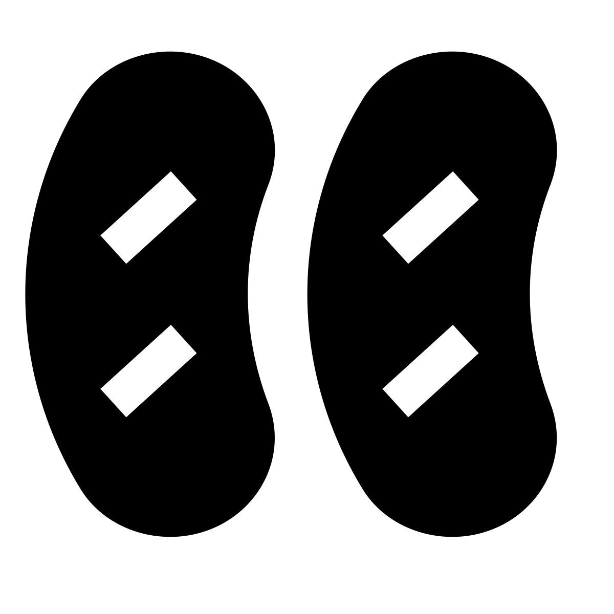 forma light filled sharp style würste icon