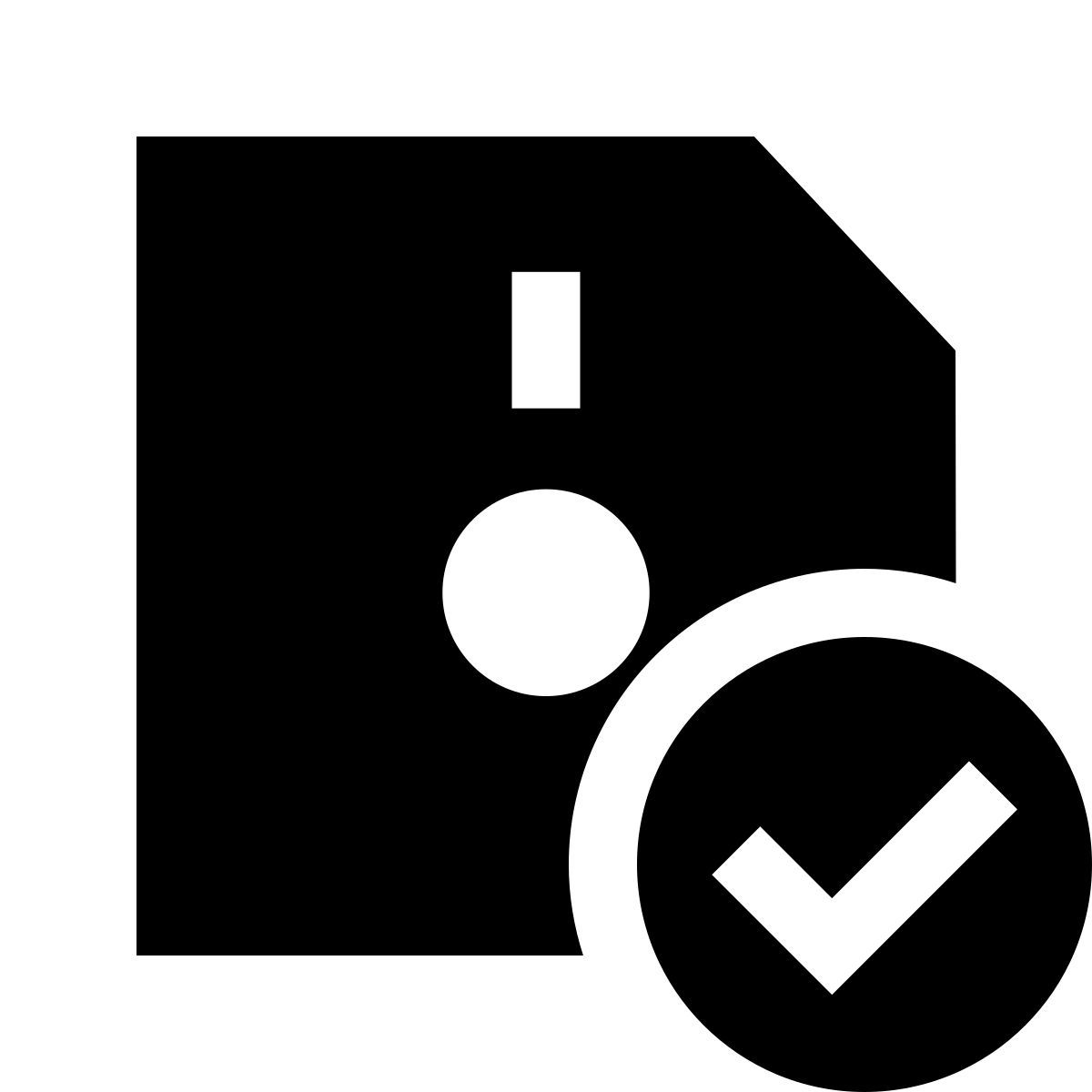 forma light filled sharp style enregistrer et fermer icon