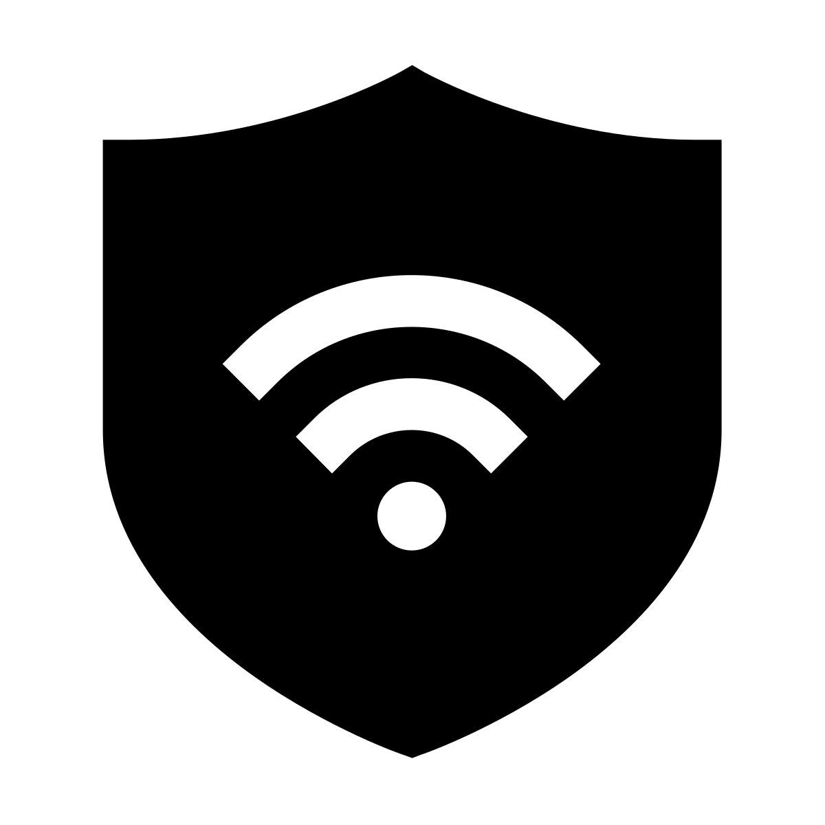 forma light filled sharp style sécurité wi fi icon