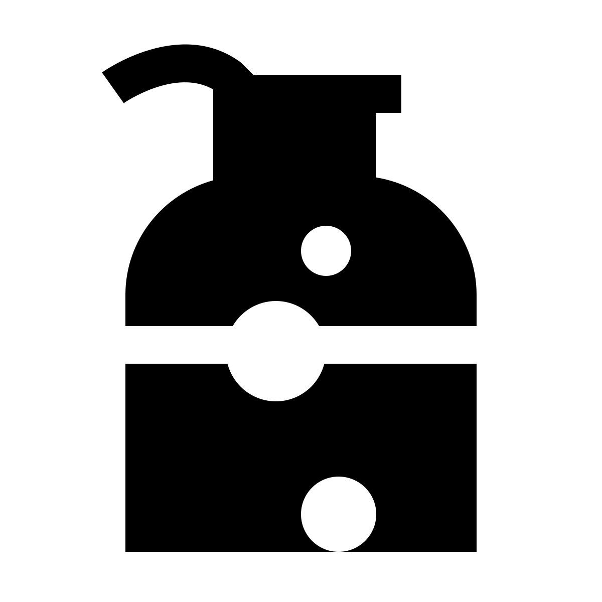 forma light filled sharp style dispenser icon