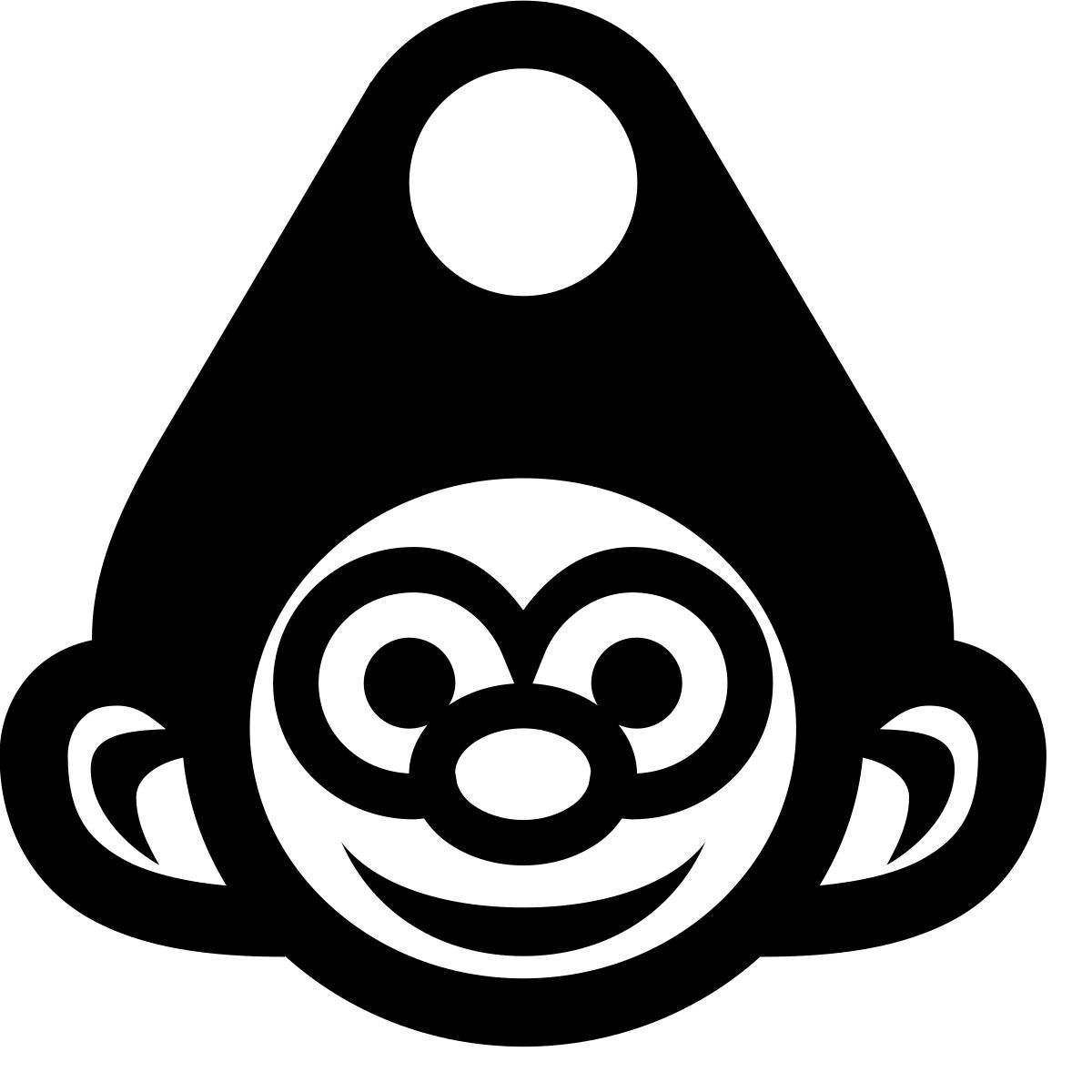 forma light filled sharp style 蓝精灵 icon