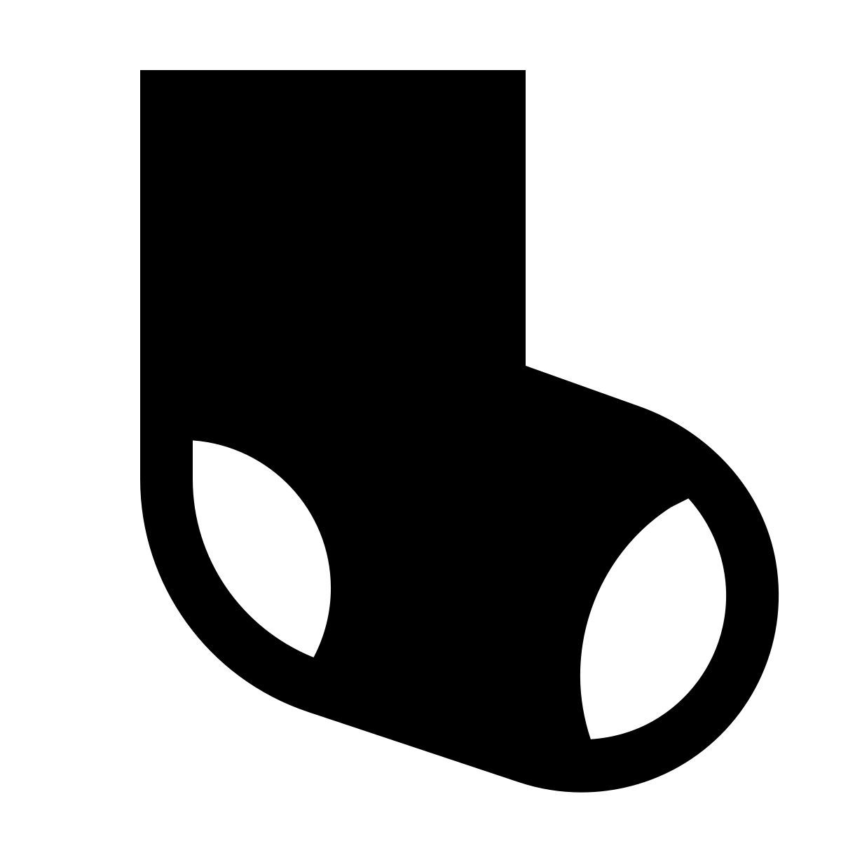 forma light filled sharp style calzini icon