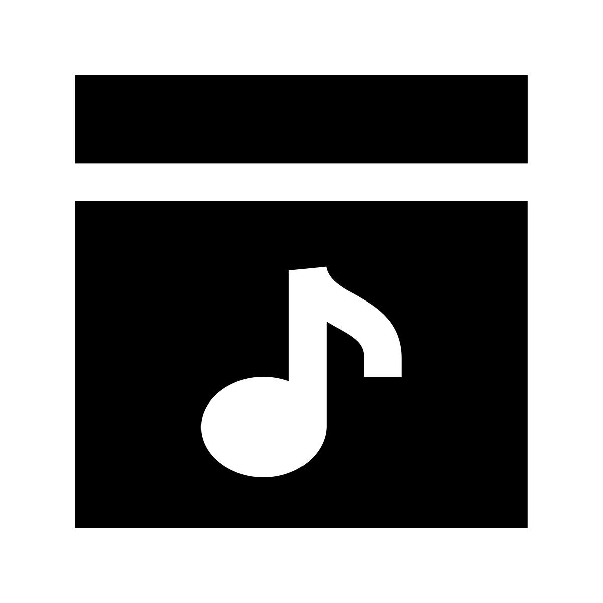 forma light filled sharp style 스트리밍 오디오 icon