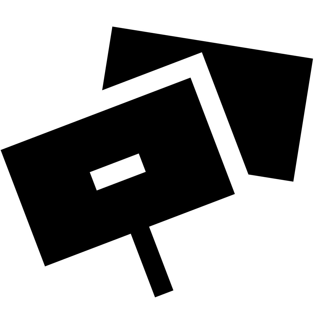 forma light filled sharp style 罢工 icon