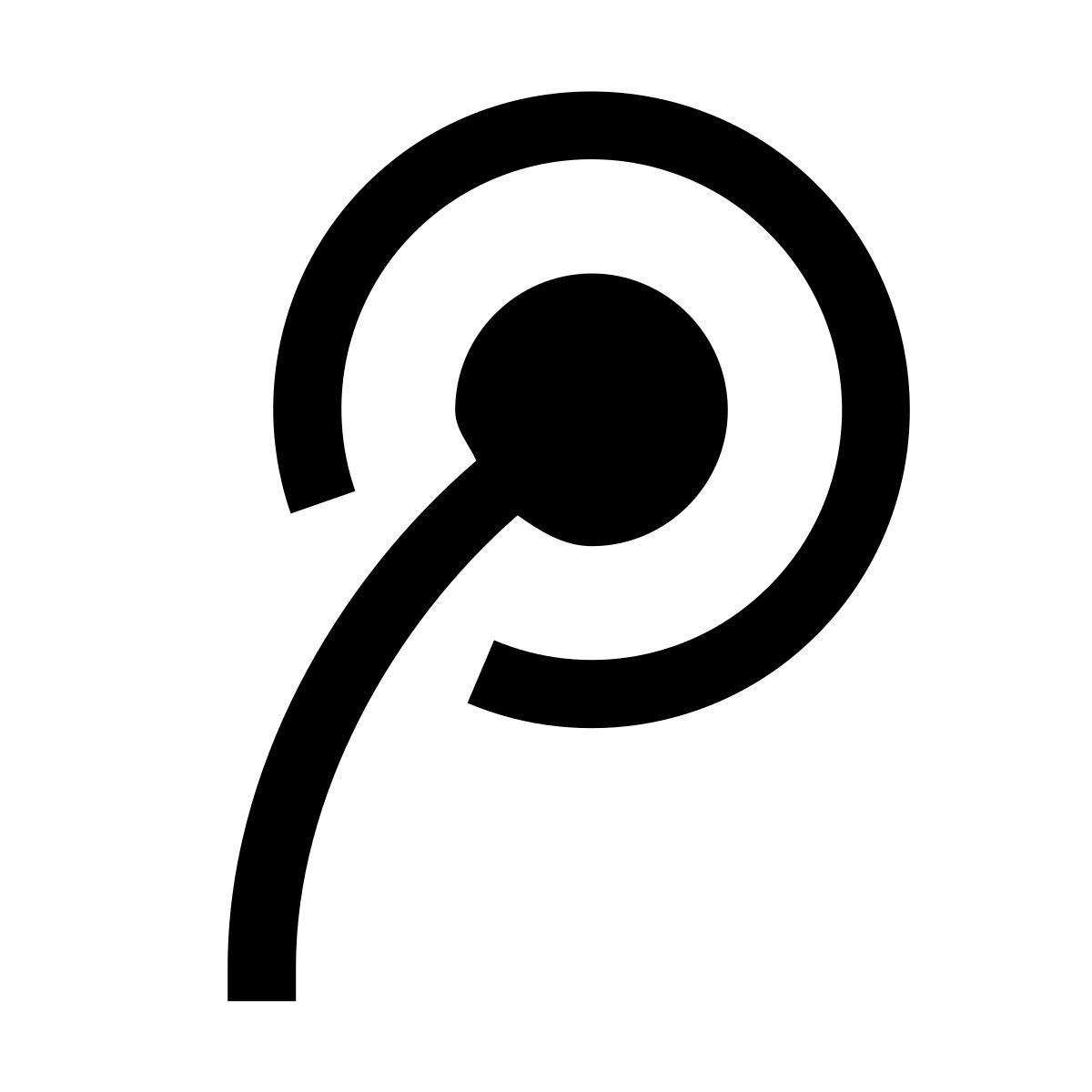 forma light filled sharp style 微博腾讯 icon