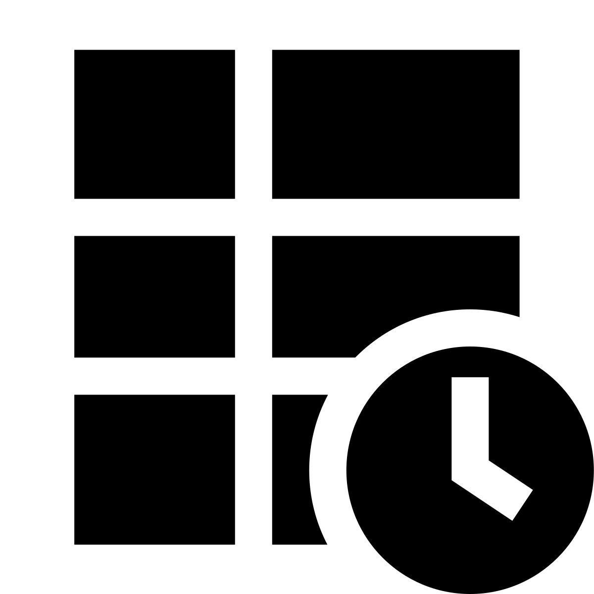 forma light filled sharp style timetable icon