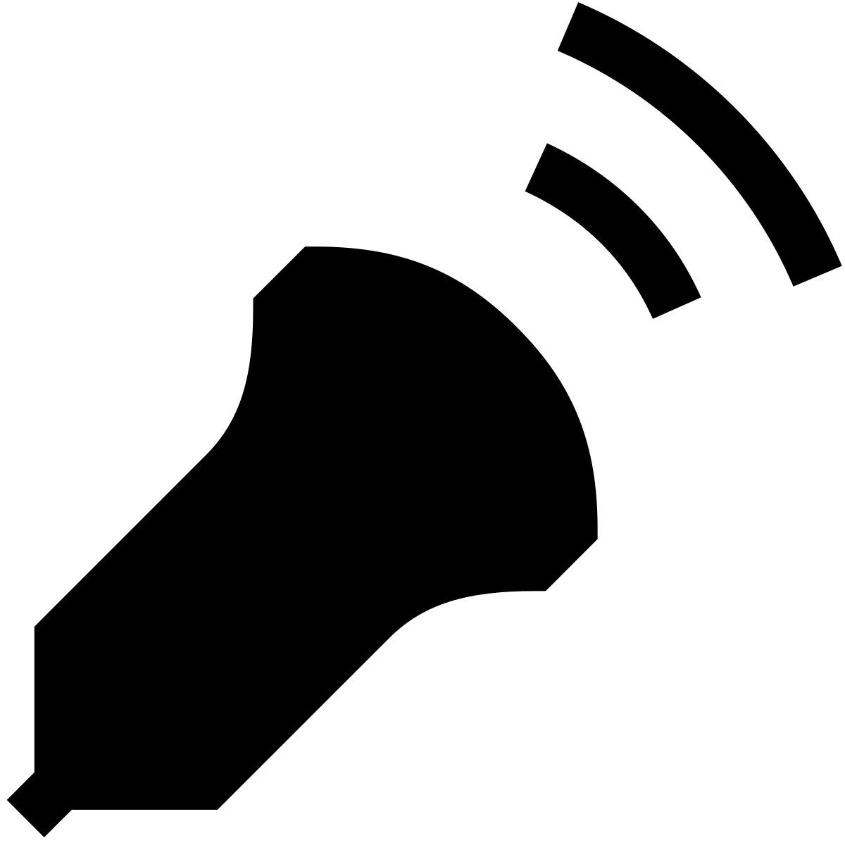 forma light filled sharp style ultrasound icon