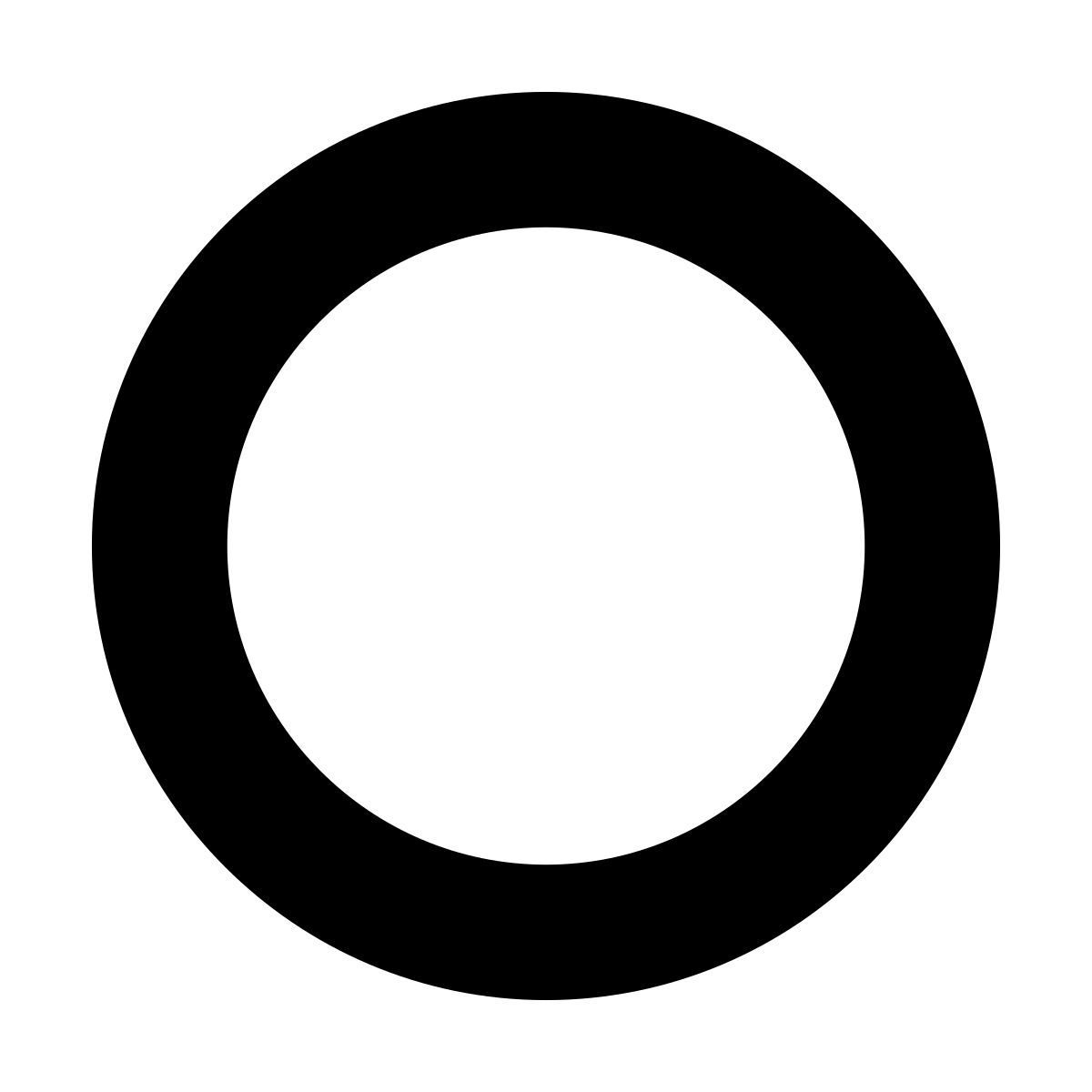 forma light filled sharp style unchecked radio button icon