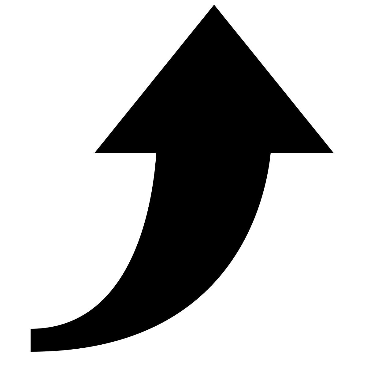 forma light filled sharp style up 2 icon