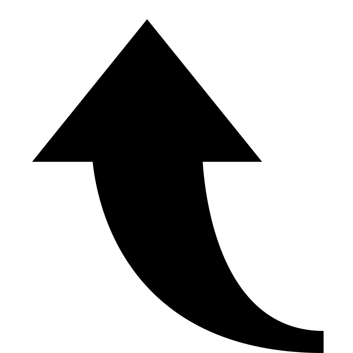 forma light filled sharp style up 3 icon