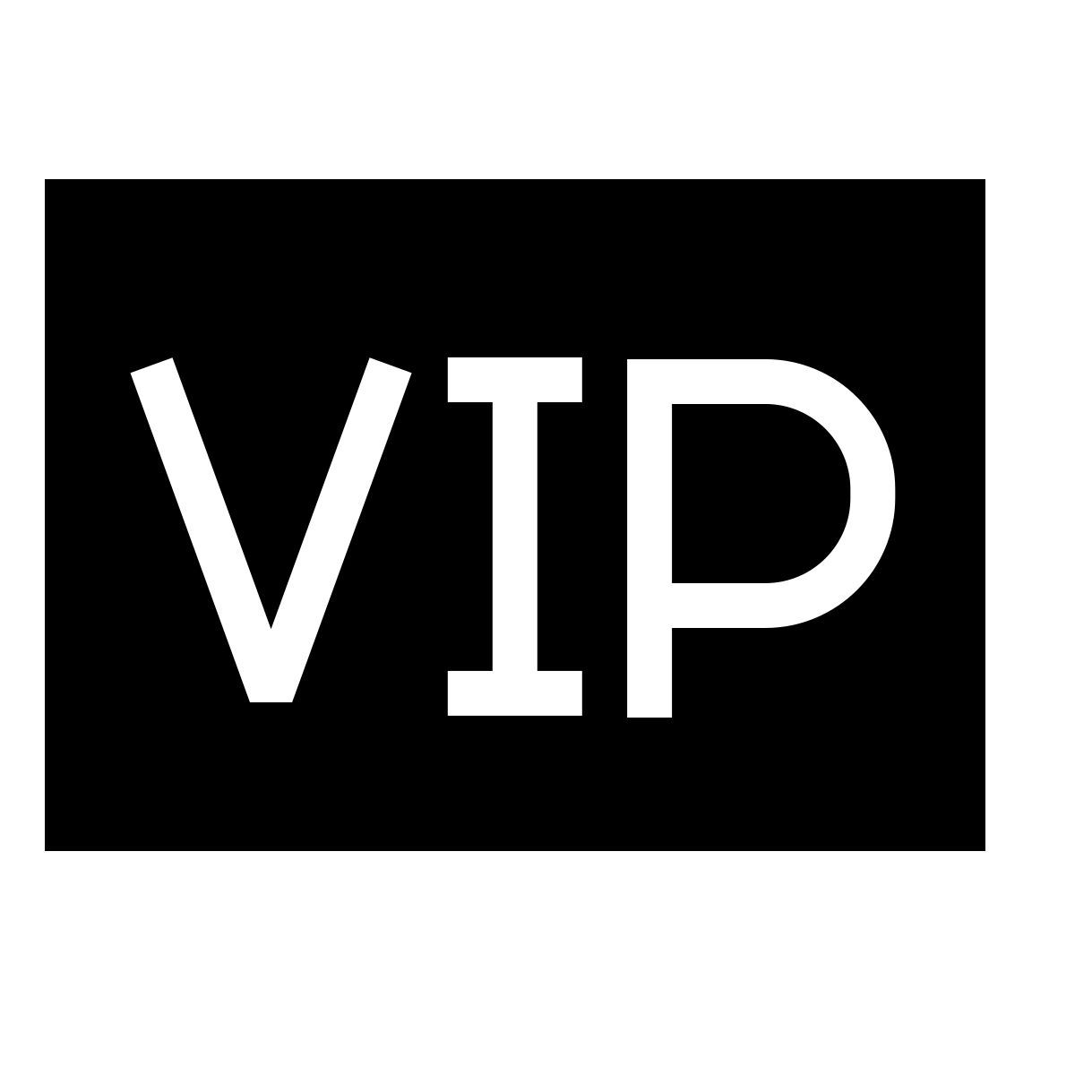 forma light filled sharp style vip icon