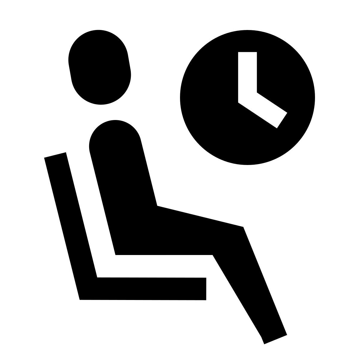 forma light filled sharp style sala de espera icon