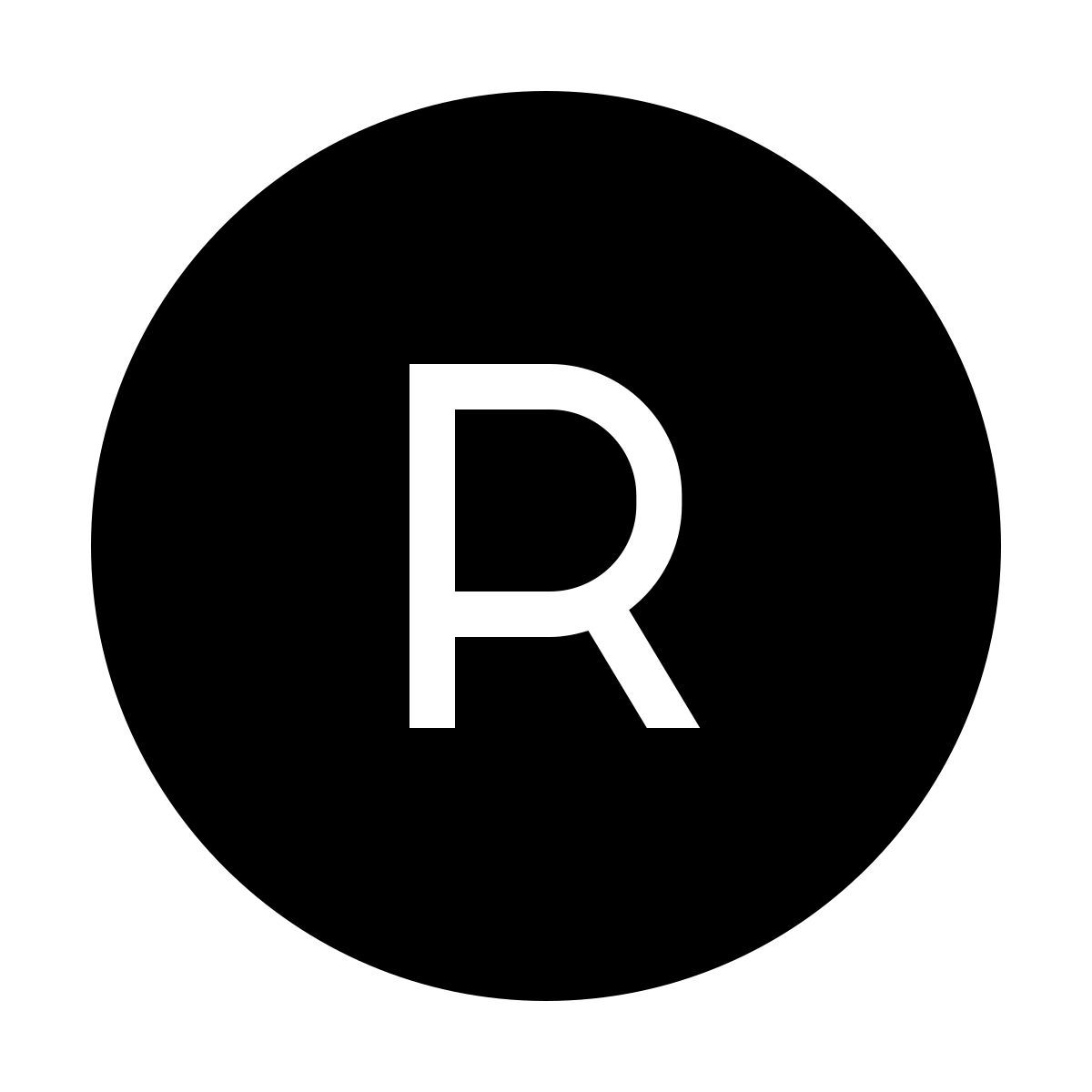 forma light filled sharp style xbox r icon