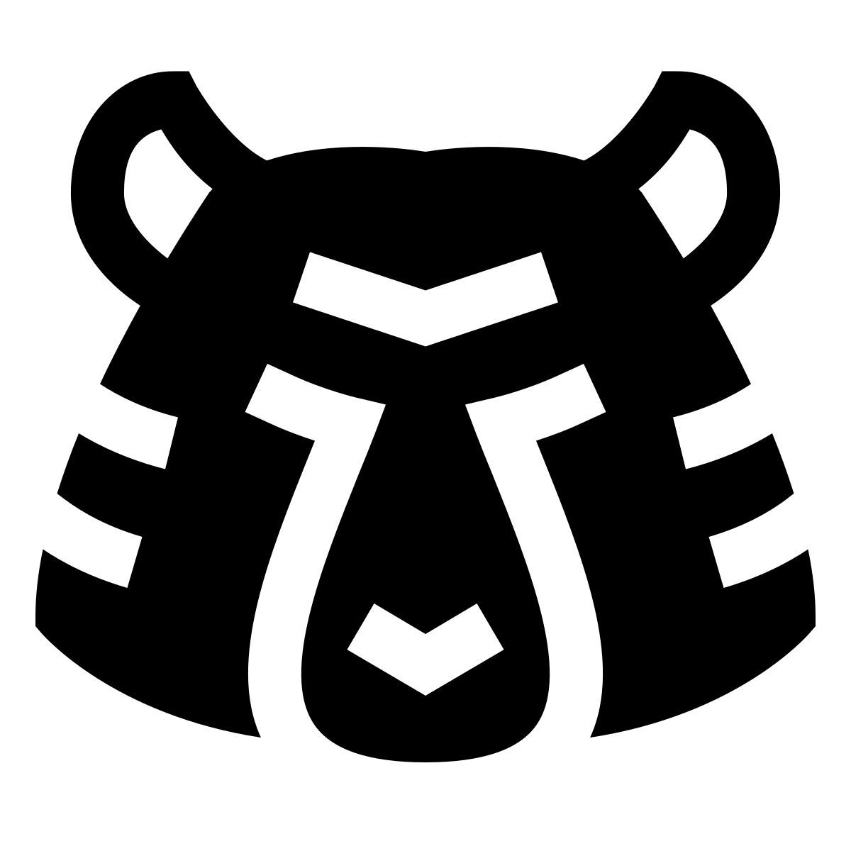 forma light filled sharp style year of tiger icon