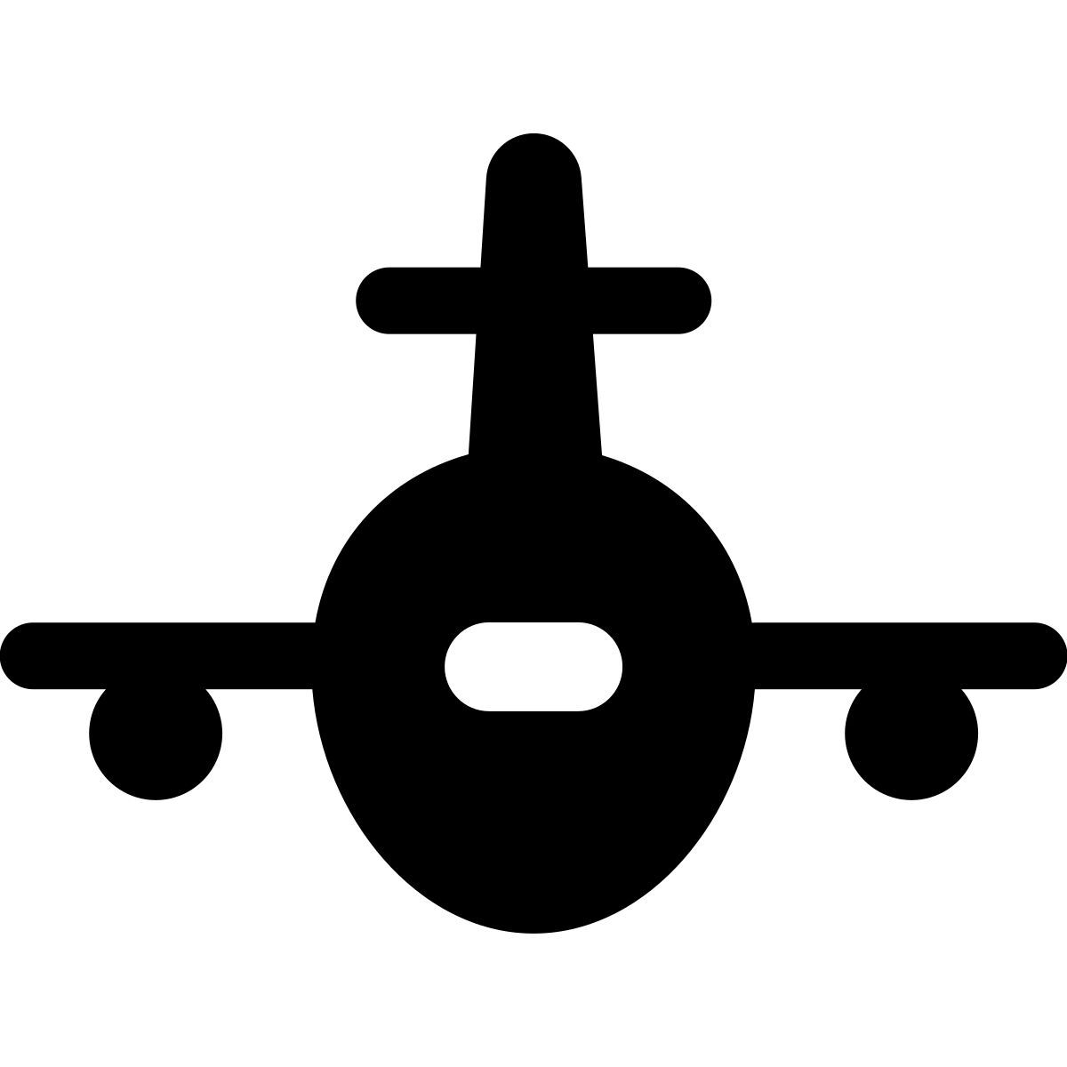 forma light filled style avion vue de face icon