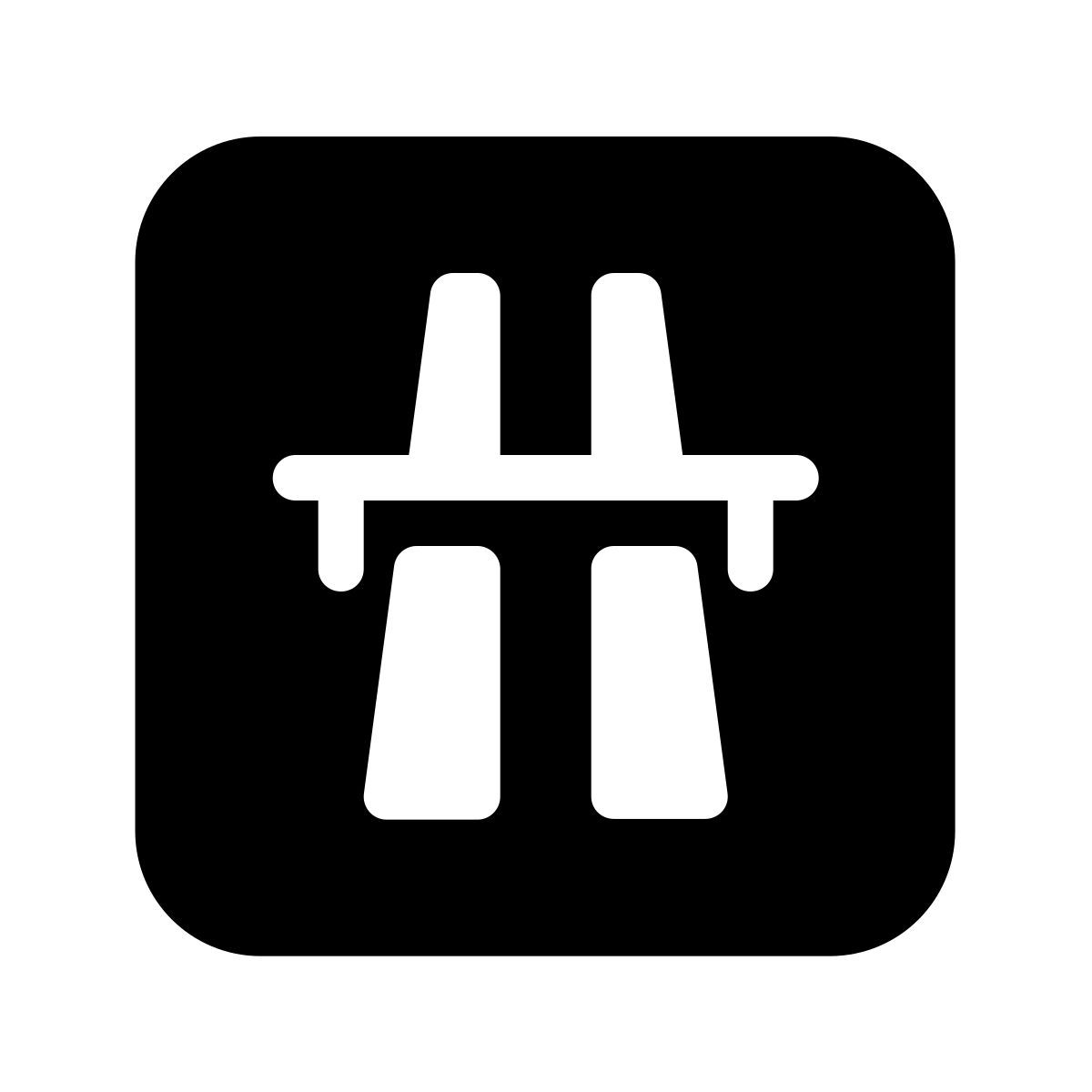 forma light filled style autobahn icon